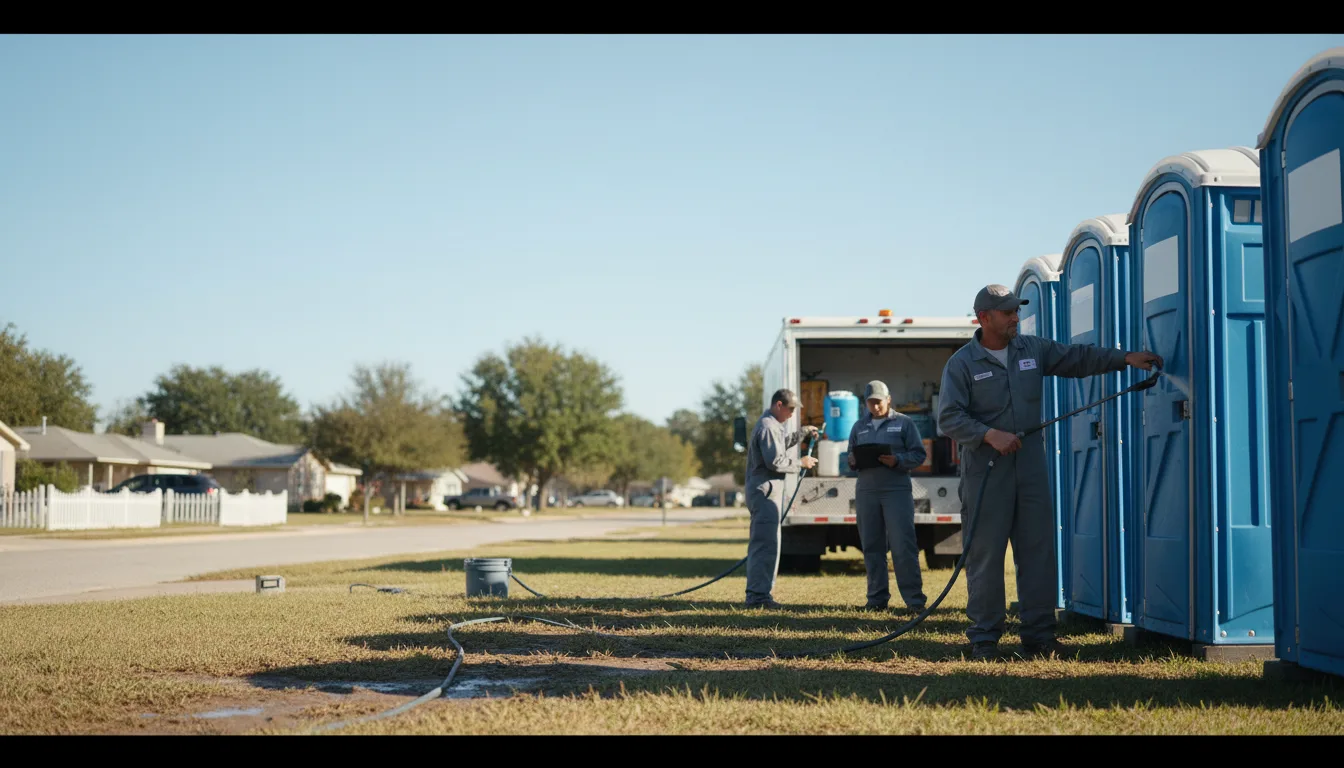 Long-Term Portable Toilet Rental in Leaf River, IL near me